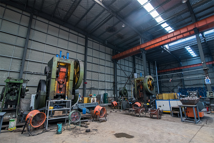 大冶网架配件-锥头加工车间